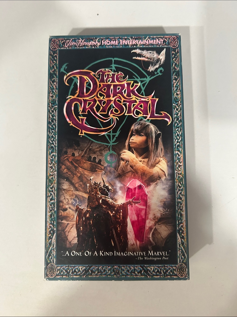 The Dark Crystal VHS Movie Box - Black with Teal & Pink Artwork